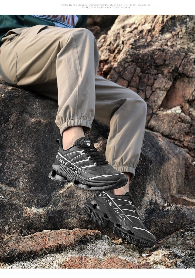 Men'S Sports Shoes Are Hot Selling Shock-Absorbing Lightweight Comfortable Breathable Outdoor Wear-Resistant Running Shoes - Belvar