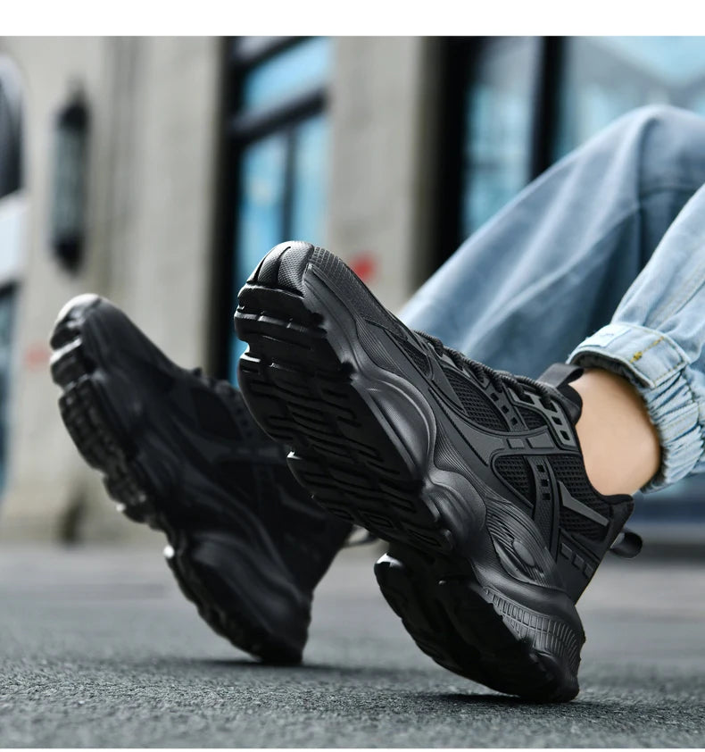 Men's Shoes Cool Platform Running Sneakers Men Fashion Good Large Size 48 Street Athletic Walking Sneakers For Men High Quality - Belvar