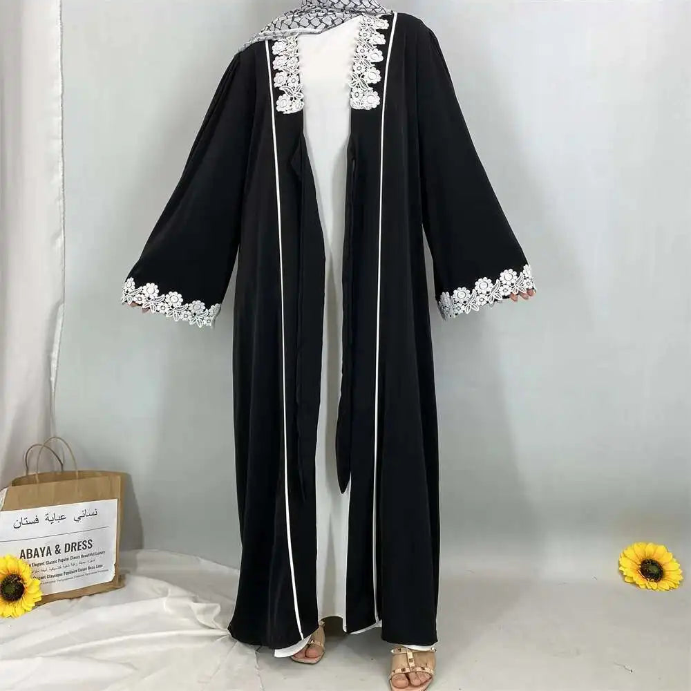 2025 Luxury Dubai Abaya Dress for Muslim Women Ramadan Eid Nida Arabia Holiday dress Jalabiya Clothing Islamic Modest Long Robe