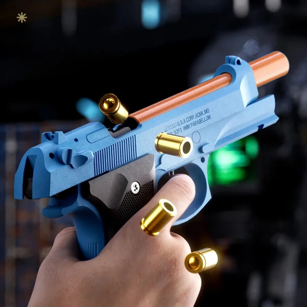 Soft Bullet Airsoft Sig17 Throwing Shell Toy Gun Outdoor Sports CS Game Empty Hanging Weapon Pistol for Kids Boys Birthday Gift