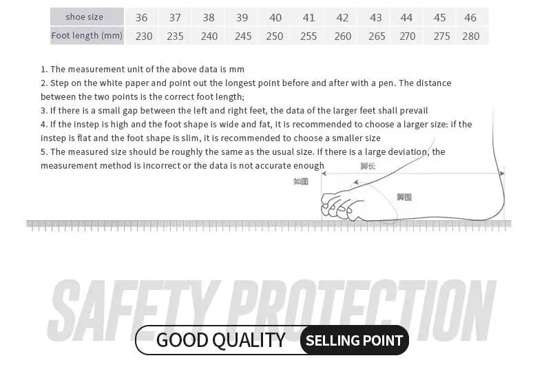 Steel Toe Cap Working Boots Anti-Puncture Work Shoe For ManIndestructible Work Shoes Outdoor Work Shoes Safety Boots for Men
