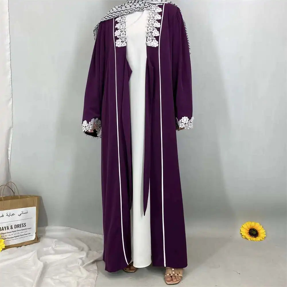 2025 Luxury Dubai Abaya Dress for Muslim Women Ramadan Eid Nida Arabia Holiday dress Jalabiya Clothing Islamic Modest Long Robe