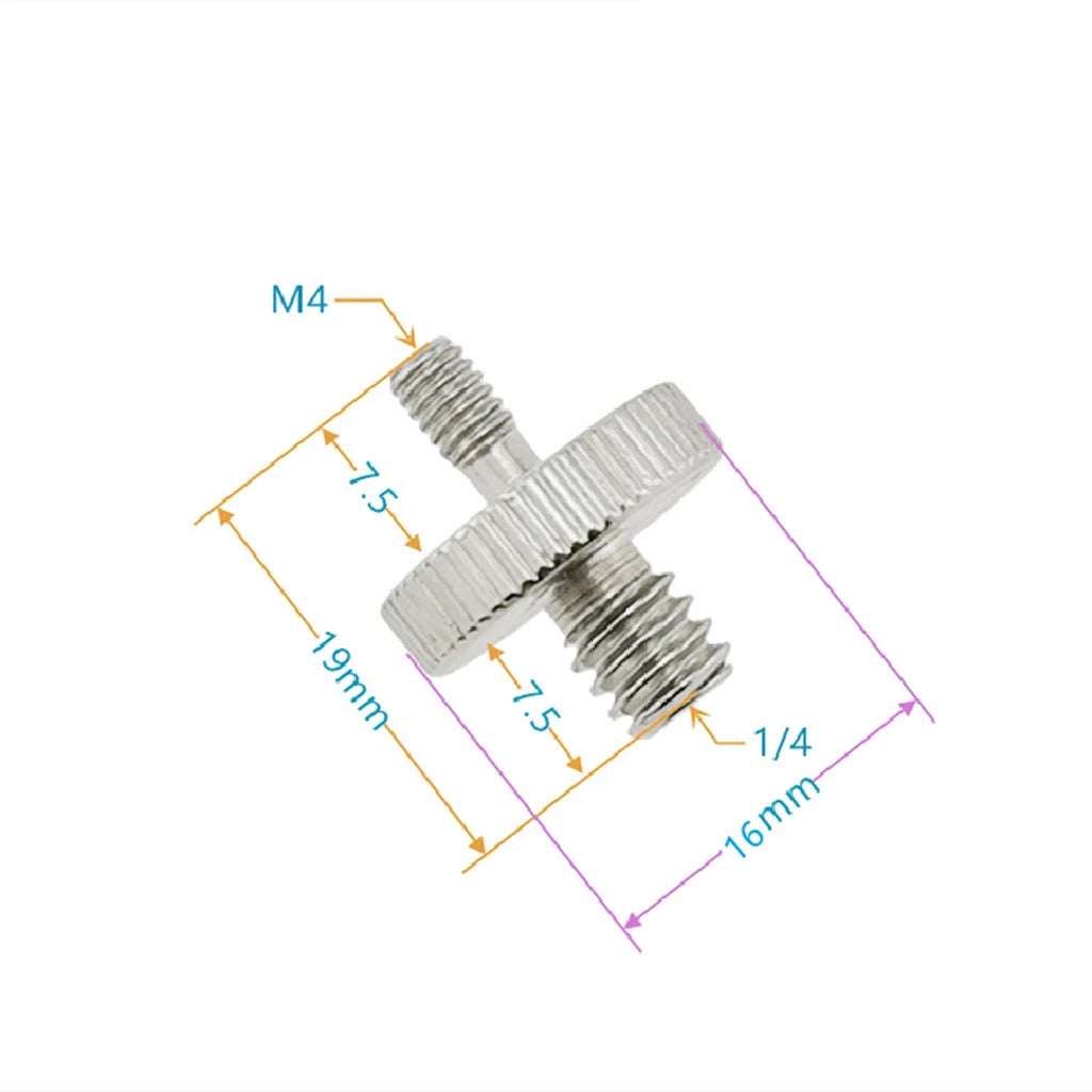 1/4 3/8 5/8"-27 M6 M5 M4 M10 Screw Converter Adapter Male Female for Tripod Microphone Flash Lights Projector SLR Camera Mount