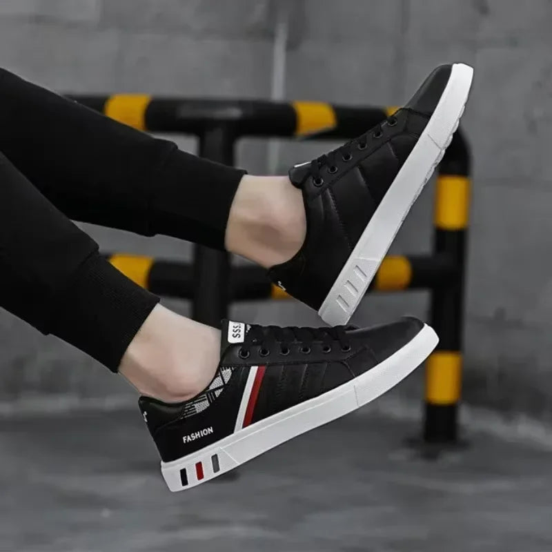Men's flat shoes 2025; Cool men's sports shoes; Men's outdoor sports shoes for spring and autumn; Fashionable vulcanized shoes; - Belvar