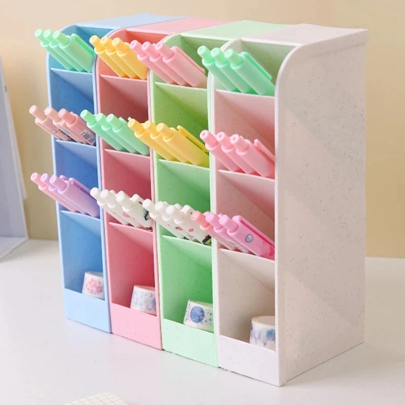 1pc Multi-Layer Pen Holder & Cosmetic Brush Storage Holder - Perfect for Office & School Supplies