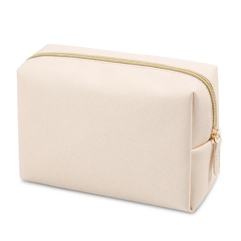 1pcs PU Leather Portable Toiletry Bags Waterproof Travel Make Up Bags for Women Small Medium Large Cosmetic Organizer Bags