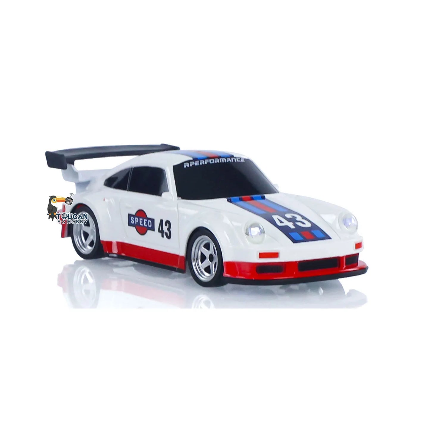 1/43 RC Ready To Go Race Car Remote Control Drift Car 4WD Mini Toy With LED Headlights For Children Gift
