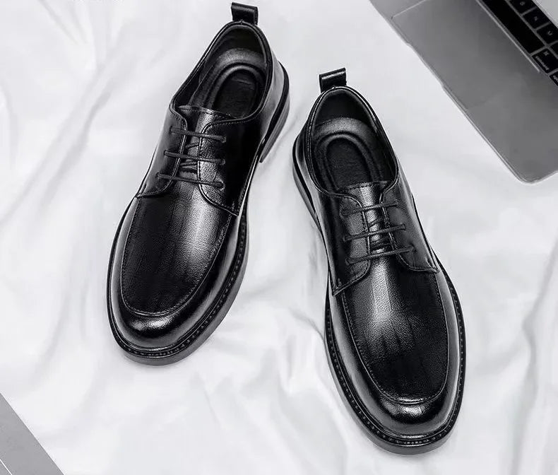 Social Shoe for Men New Dress Shoes Man Business Official 2024 Style Footwear Gentleman Cheap Liquidation Elegant and Classic 39 - Belvar