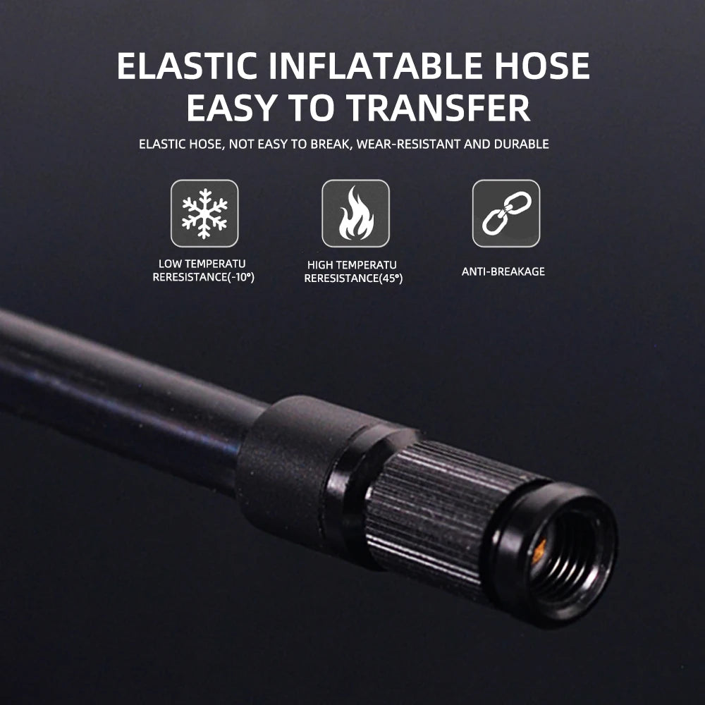 ThinkRider 120 PSI Portable Pocket Bike Electric Air Pump MINI Tire Inflator For Bicycle Digital Gauge Display
