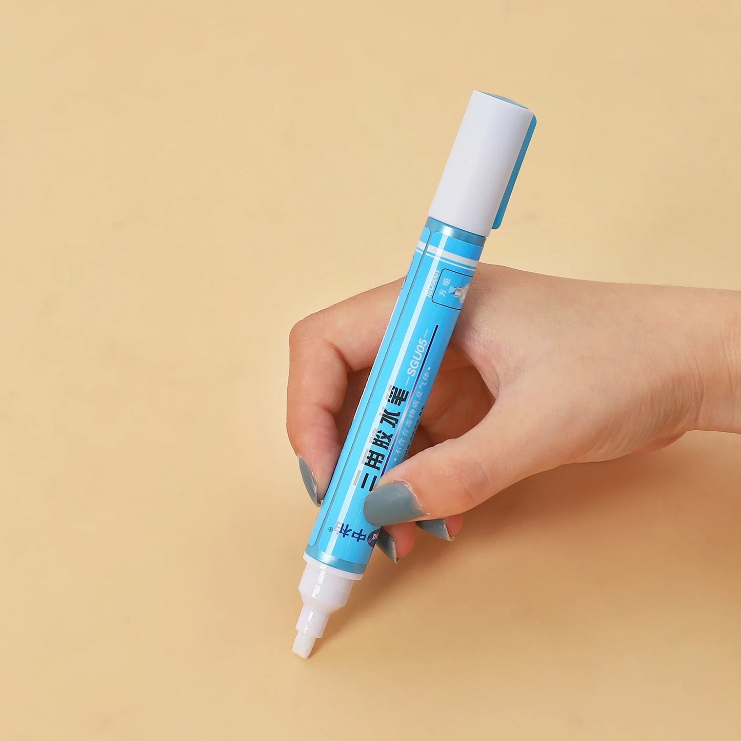 1pcs Creative Large Capacity Solid Glue Pen Cute Three-Purpose Fast Dry Glue Pen DIY Super Strong Glue Stick Stationery Supplies
