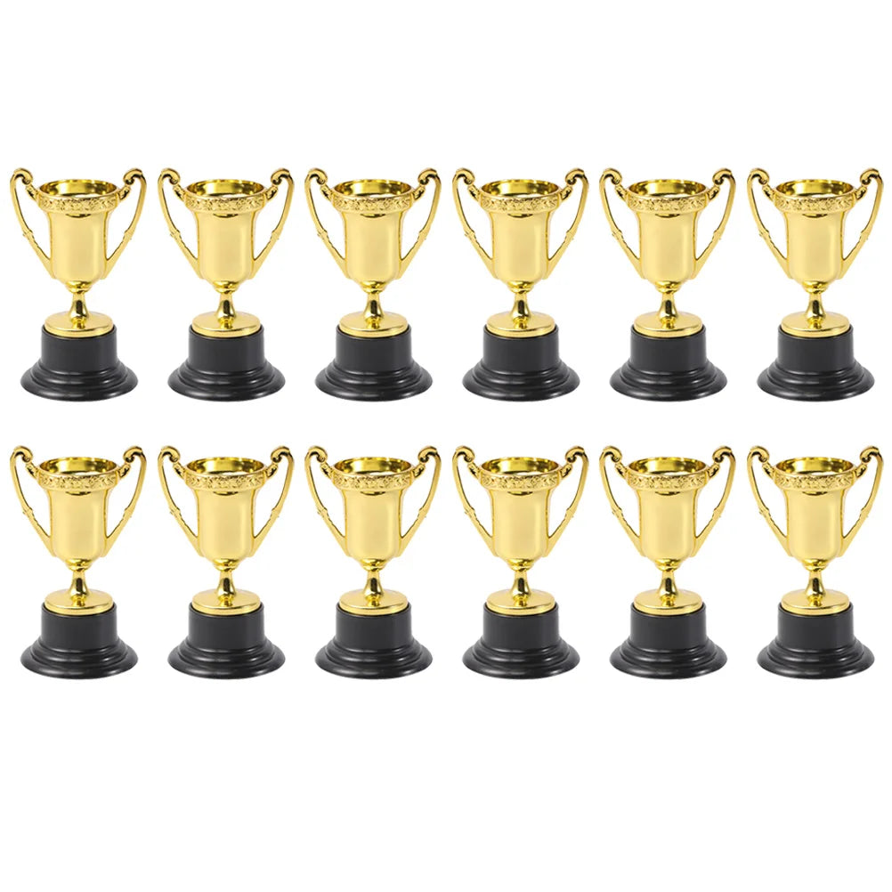 12Pcs Practical Reward Sports Trofeus Girl Giftsss Plastic Kids Prize Kids Audlt Girls Kids Girls Girls Audlt Girls Toyss