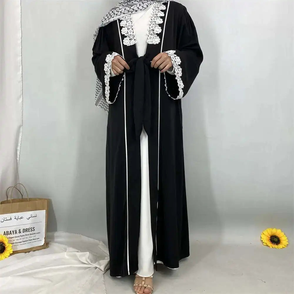 2025 Luxury Dubai Abaya Dress for Muslim Women Ramadan Eid Nida Arabia Holiday dress Jalabiya Clothing Islamic Modest Long Robe