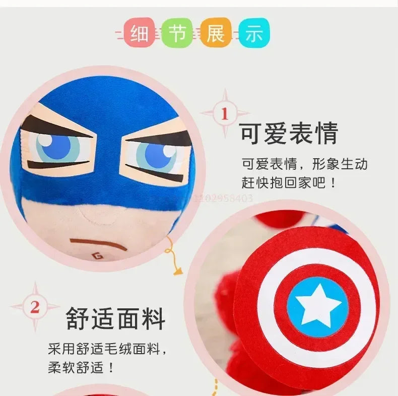 35cm Marvel Spiderman Plush Toy Soft Stuffed Cartoon Stuffed Doll Large Plush Boy Cloth Doll Pillow Children Christmas Gift Toy