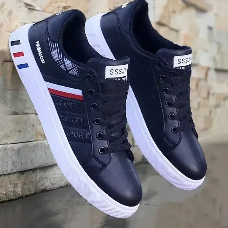 Men's flat shoes 2025; Cool men's sports shoes; Men's outdoor sports shoes for spring and autumn; Fashionable vulcanized shoes; - Belvar
