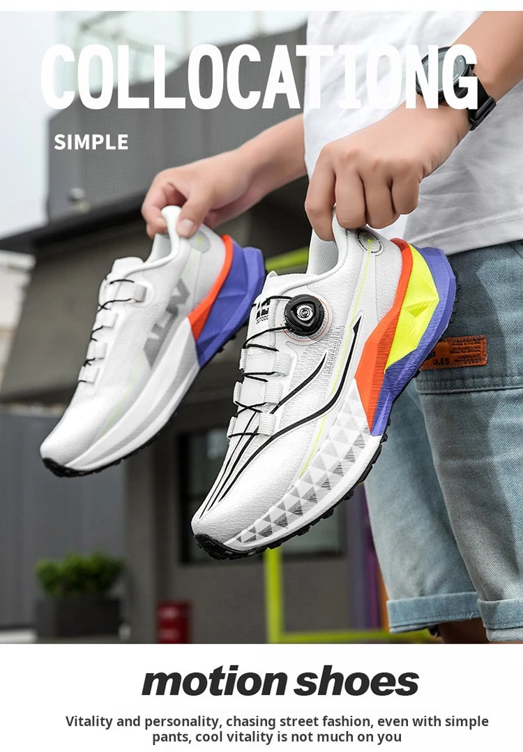 Steel-toed shoesMen's Running Shoes Fashionable Casual Large Size Summer Breathable Mesh Surface Wear Resistant Lightweight Spor - Belvar