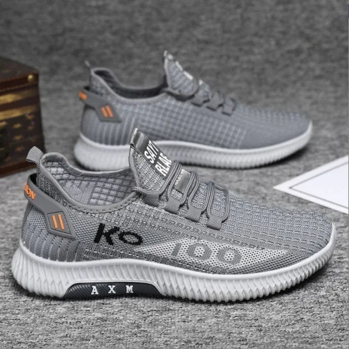 Men's Spring/Autumn Athletic Shoes: Breathable & Comfortable Casual Footwear for Sports Enthusiasts - Belvar