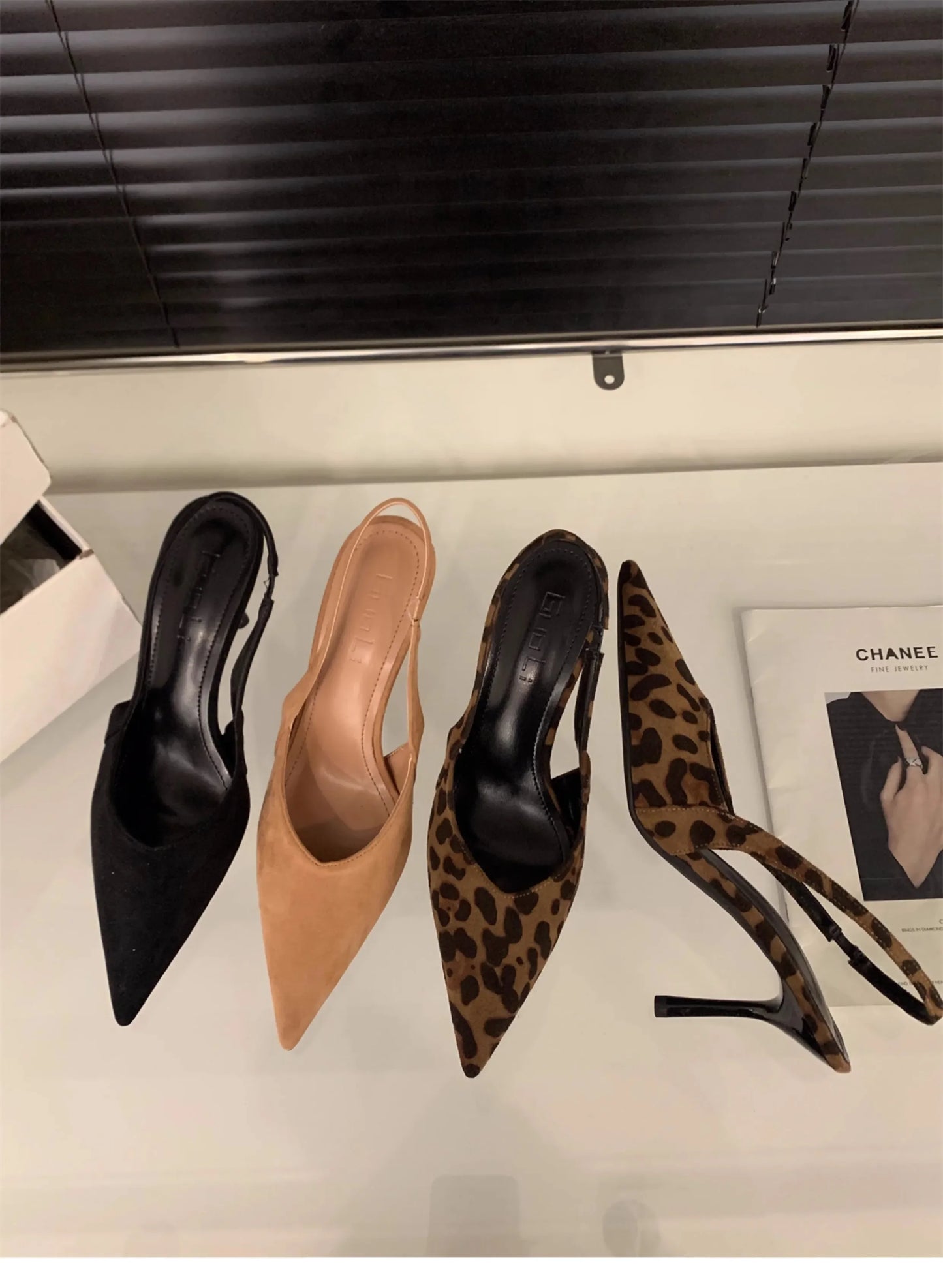Women High Heels 2025 Summer New Fashion Pointed Toed Pumps Female Stiletto Slingback Shallow Weddings Bridal Shoes Zapatos - Belvar