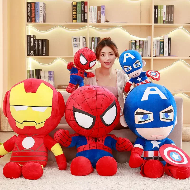 35cm Marvel Spiderman Plush Toy Soft Stuffed Cartoon Stuffed Doll Large Plush Boy Cloth Doll Pillow Children Christmas Gift Toy