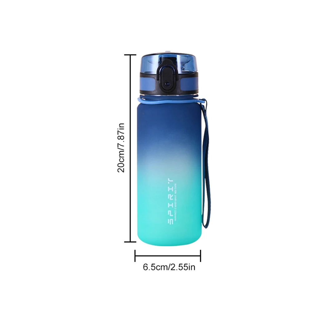 0.5L/0.75L/1L Sports Water Bottle High Capacity Plastic Fitness Portable Leakproof Drinking Bottle Camping Hiking Sports Cups