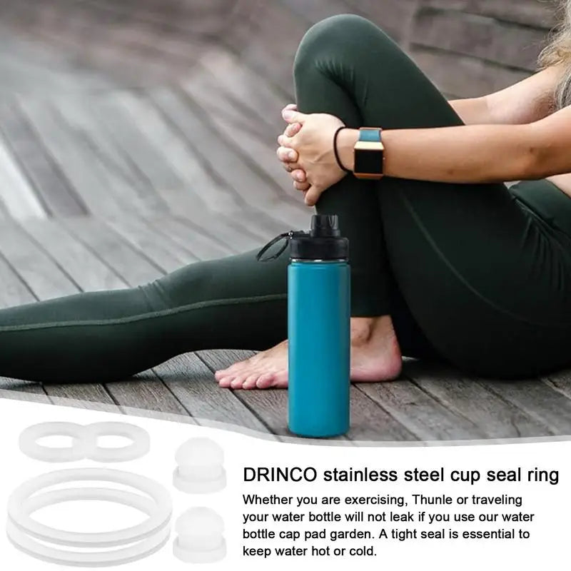 Water Bottle Vent Hole Gasket Vent Hole Gaskets Replacement Food-grade Silicone Cup Lid Gasket Rings For 14/18/22/32/40/64oz 