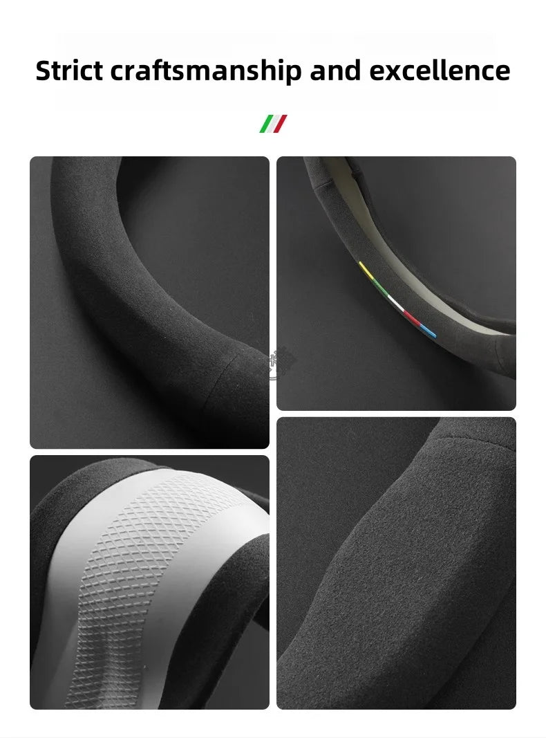 Car Steering Wheel Cover for Renault Megane RS Vision Z Scenic Clio Laguna 2 3 4 5 Kangoo Fluence Megane Trafic Talisman Twingo - Belvar