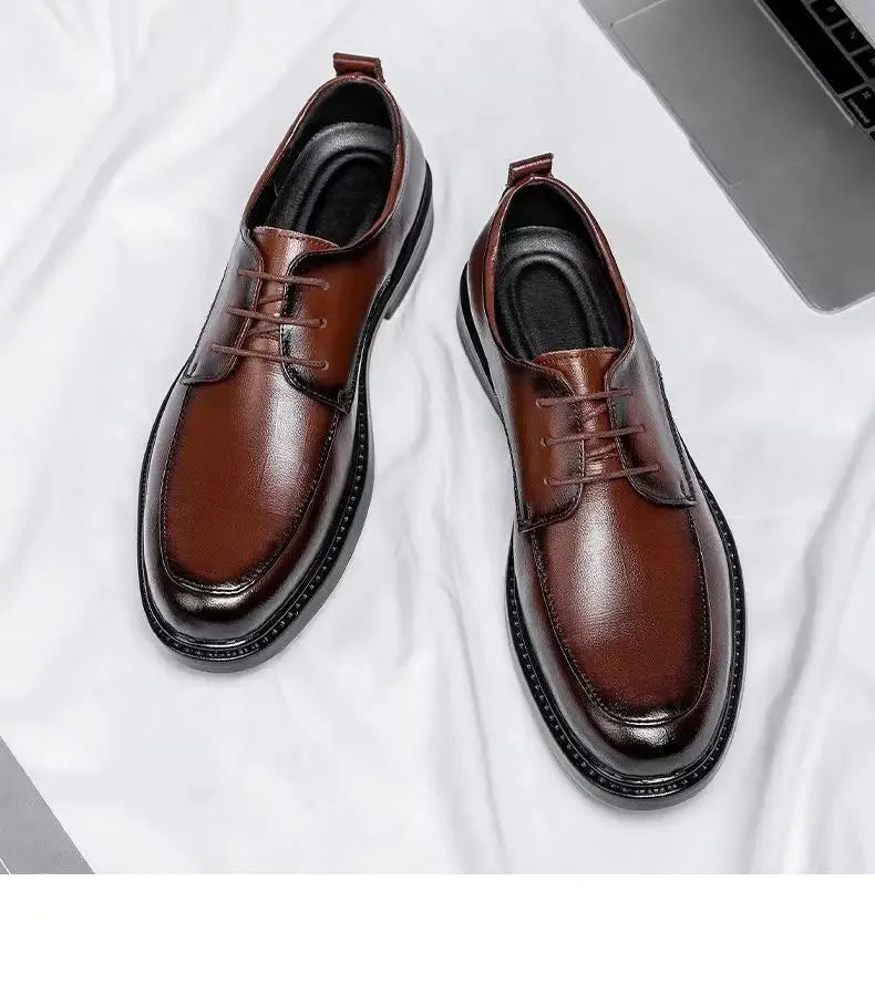 Social Shoe for Men New Dress Shoes Man Business Official 2024 Style Footwear Gentleman Cheap Liquidation Elegant and Classic 39 - Belvar