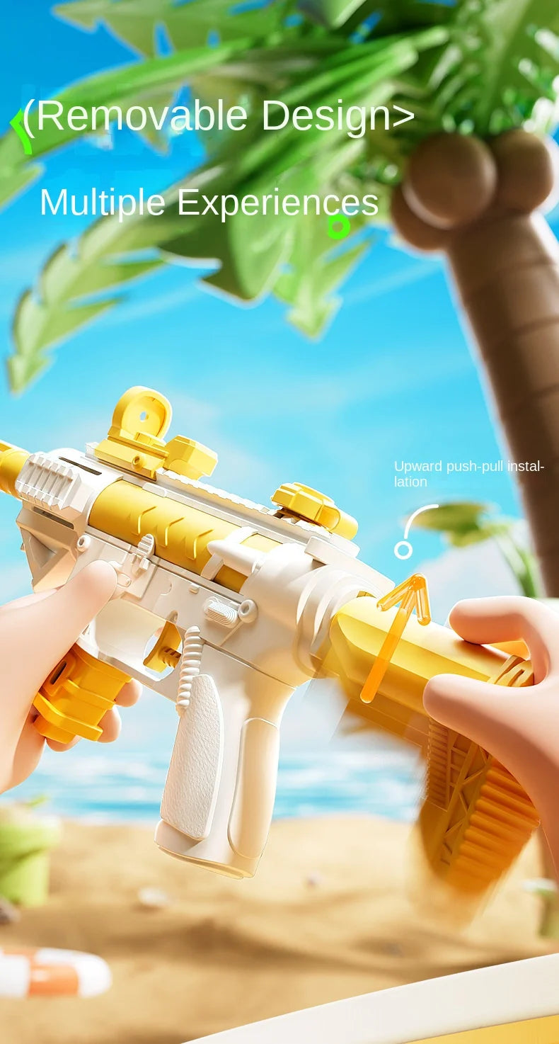 Summer Water Gun M416 non Electric Pistol High-pressure Full Automatic Shooting Water Beach Toy Gun For kid Children Boys Girls