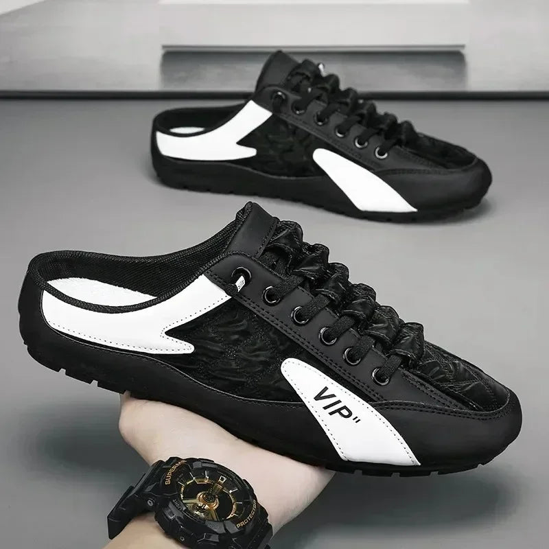 2025 Summer Slippers for Men Trendy Men's Flat Bottom Casual Shoes Soft Sole Support Shoes Men's Sneakers Zapatos De Hombre - Belvar