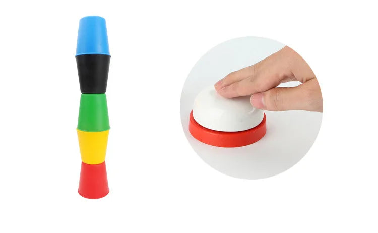 Stacking Cup Board Games Toys QUICK CUPS Indoor Outdoor Party Interactive Table Games Toys Funny Multiplayer Competition Props