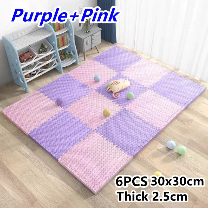 Tatame Gym for Babies Play Mat Activities Mat for Baby Mat 6PCS Game Mats Playroom Mat Play Mats Floor Noise Mat Puzzle Mat