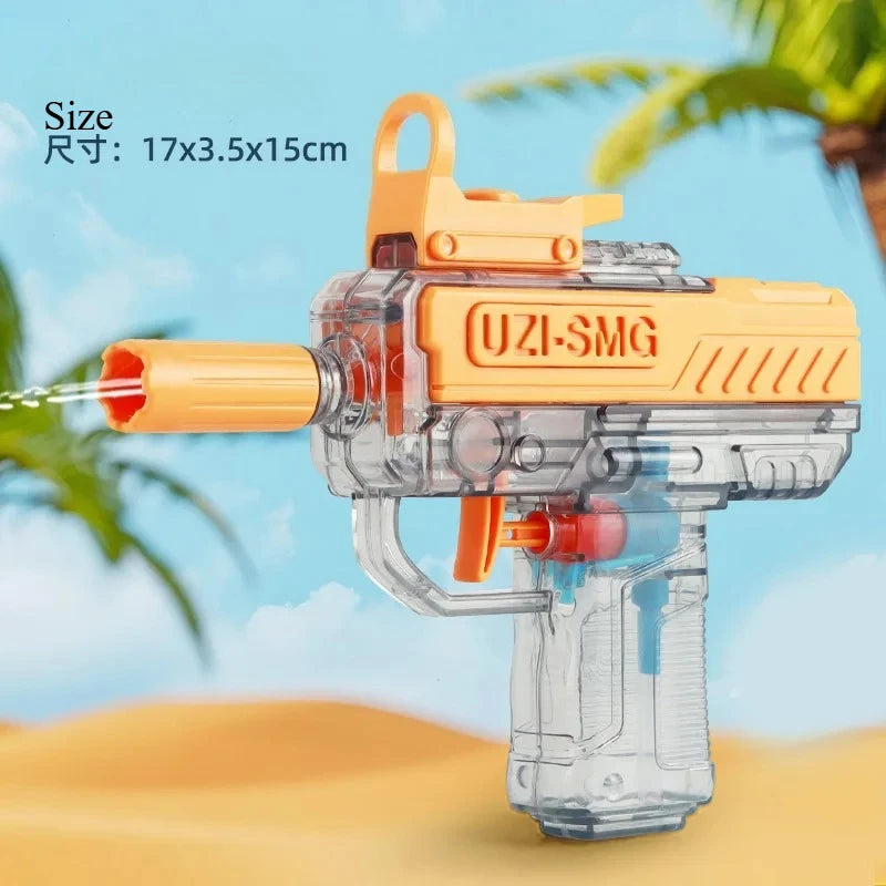 Summer Water Gun Non Electric Pistol High-pressure Full Automatic Shooting Water Beach Toy Gun for Kid Adult Interesting Game