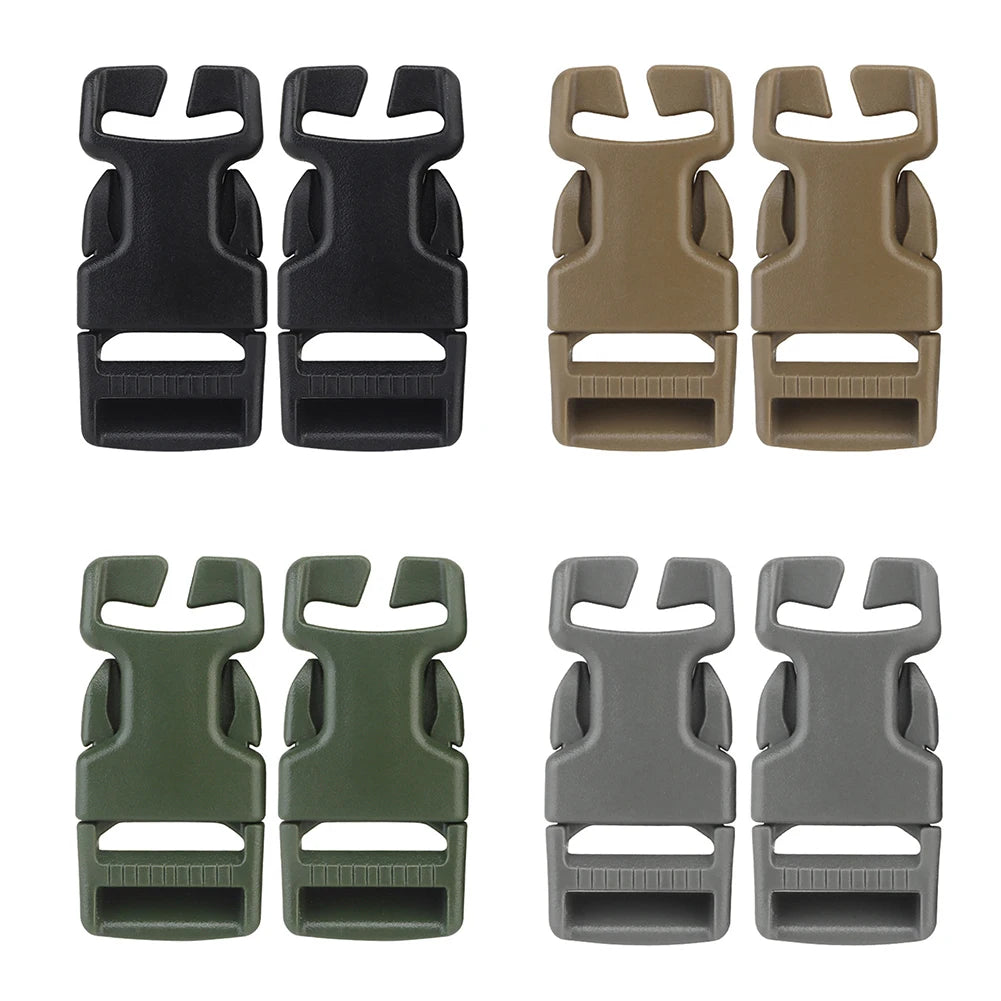 2/4pcs SRB Mount Webbing Buckle Clip Tactical Quick Attach Backpack Buckle Modular Attachment Detachable for Hunting Belt Bag