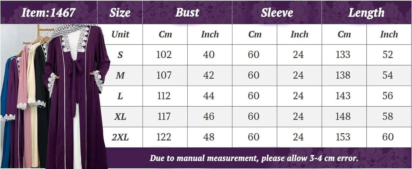 2025 Luxury Dubai Abaya Dress for Muslim Women Ramadan Eid Nida Arabia Holiday dress Jalabiya Clothing Islamic Modest Long Robe