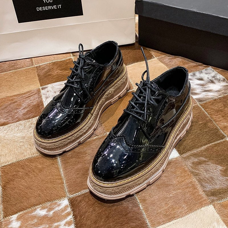 Lace-up Tassel Platform Shoes Women - Belvar