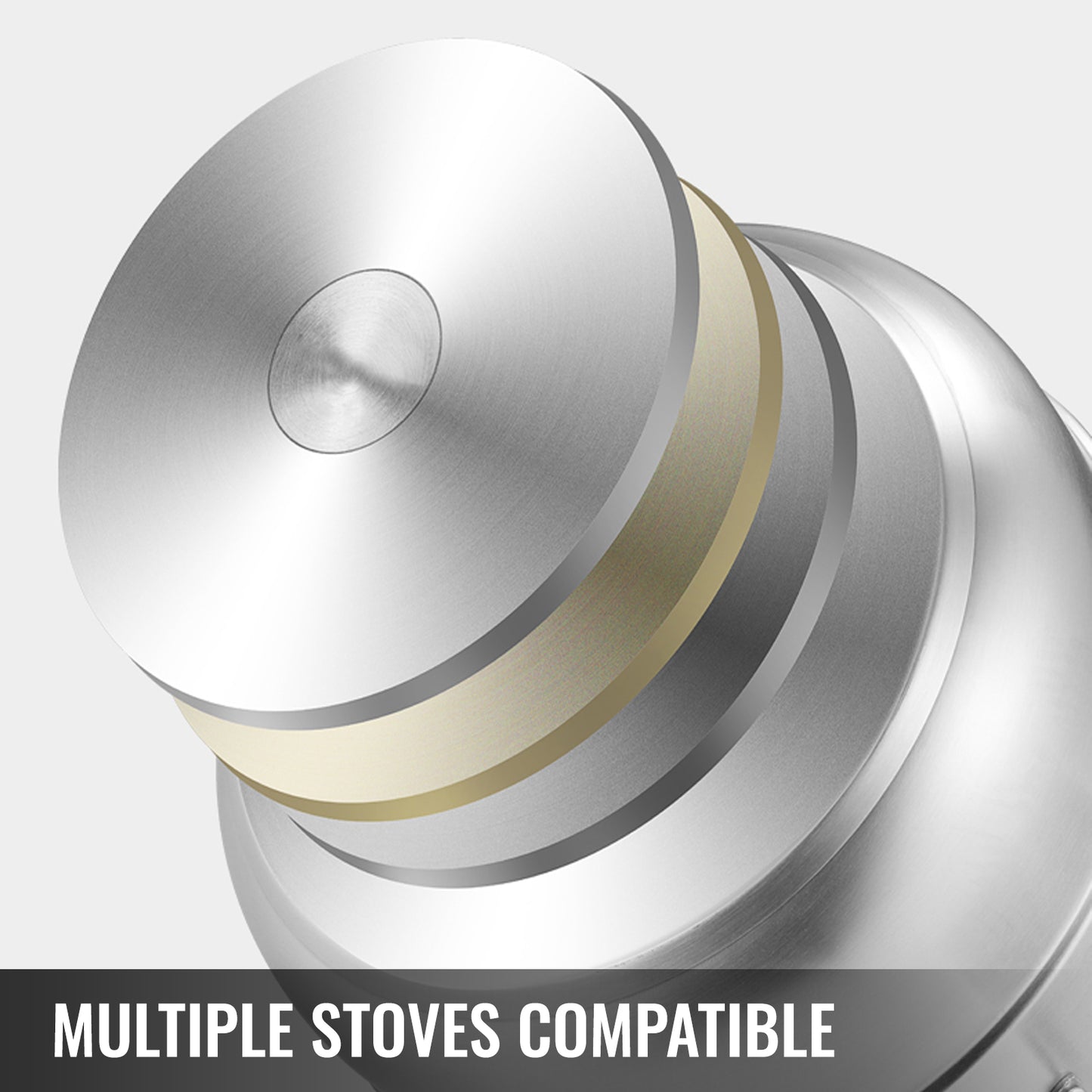SucceBuy 5 Layer Food Steamer 28-30cm Stainless Steel Stock Pot for Home Steaming Dumplings Vegetables Rice Cooking Steamed Dish