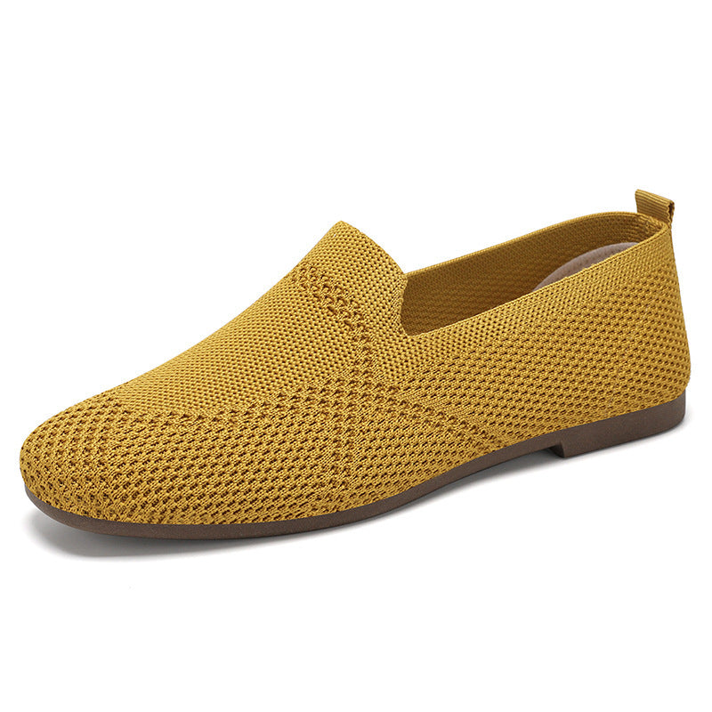 Flyknit Shoes Casual Flat Shoes Women - Belvar