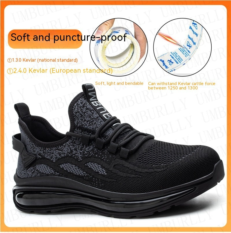 Lightweight Breathable Steel Toe Cap Safety Shoes Protective Footwear - Belvar