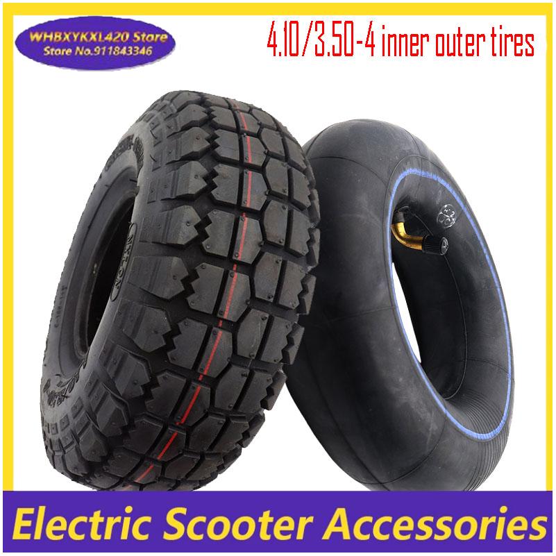 4.10/3.50-4 Tires 4.10-4 3.50-4 Tyre And Inner Tube for Electric Tricycle, Trolley, Electric Scooter,warehouse Car Tire Parts