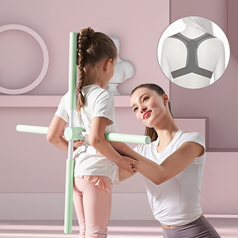 [Yoga Body Stick] Yoga Body Stick for Posture Correction, Shoulder and Neck Relief, and Open Back Training - Improve Flexibility and Balance with this Versatile Fitness Tool