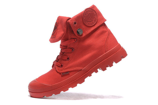 Casual High-top Canvas Shoes Couple Outdoor Combat Martin Boots - Belvar
