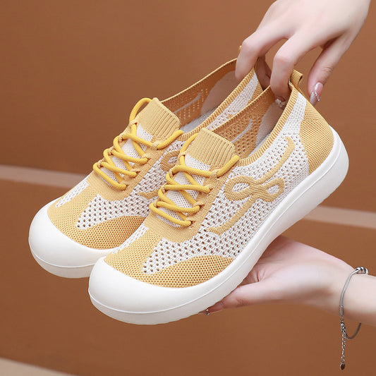 Female Retro Platform Sports Shoes Soft Bottom Comfortable - Belvar