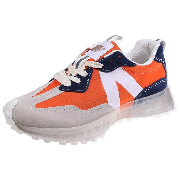 Thick-soled Lace-up Casual Sneakers For Female Students