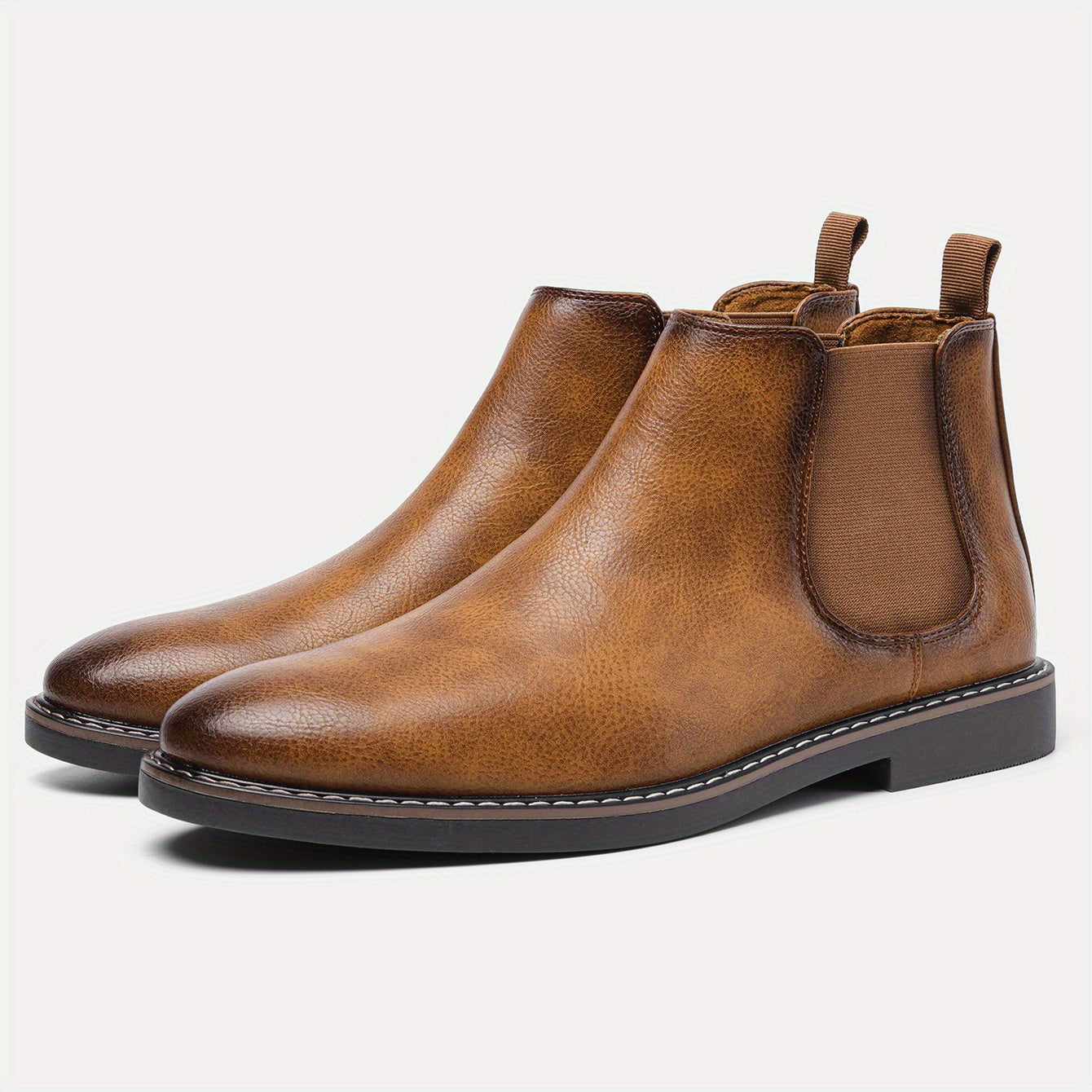 Soft In Sole Men's Comfortable Chelsea Boots Fashion Slip On