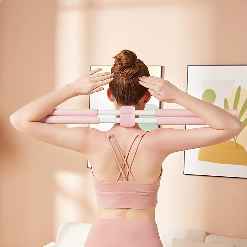 [Yoga Body Stick] Yoga Body Stick for Posture Correction, Shoulder and Neck Relief, and Open Back Training - Improve Flexibility and Balance with this Versatile Fitness Tool
