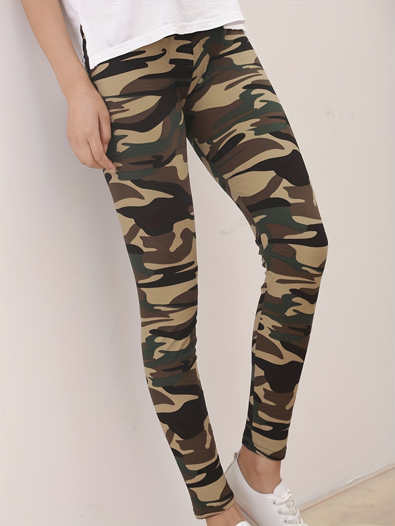 [Floral Leggings] High Waist Floral Printed Women's Leggings | Casual Sweatpants Pants