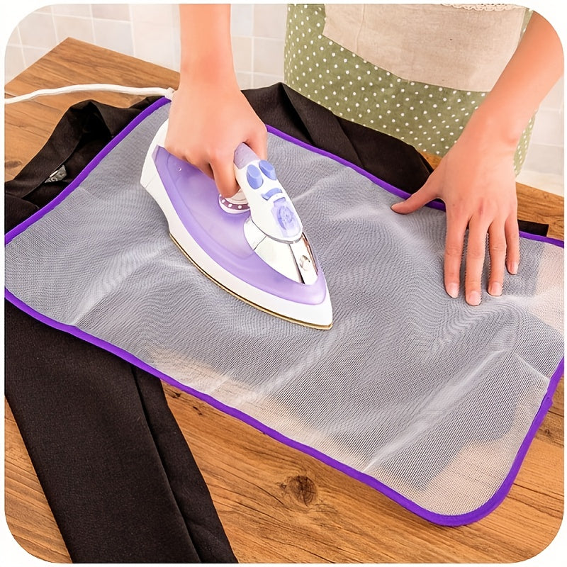 [High Temperature Ironing Cloth Guard] Protective Ironing Cloth High Temperature Board Press Mesh Insulation Pad Guard Protection Clothing Home Accessories Color Random