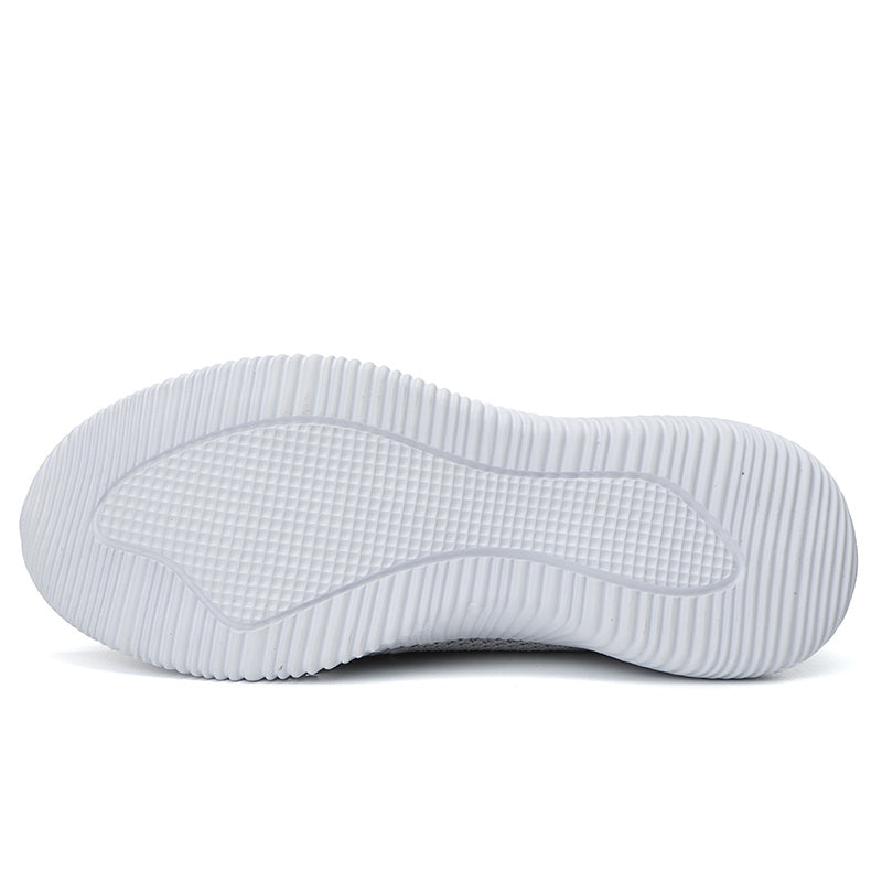 [Lightweight Sneakers] Women's Lightweight Slip-On Sneakers | Solid Color Fabric Upper | Round Toe, MD Sole, Low Top | All-Season Casual Shoes | for Running, Fitness, Dance, Walking, Travel