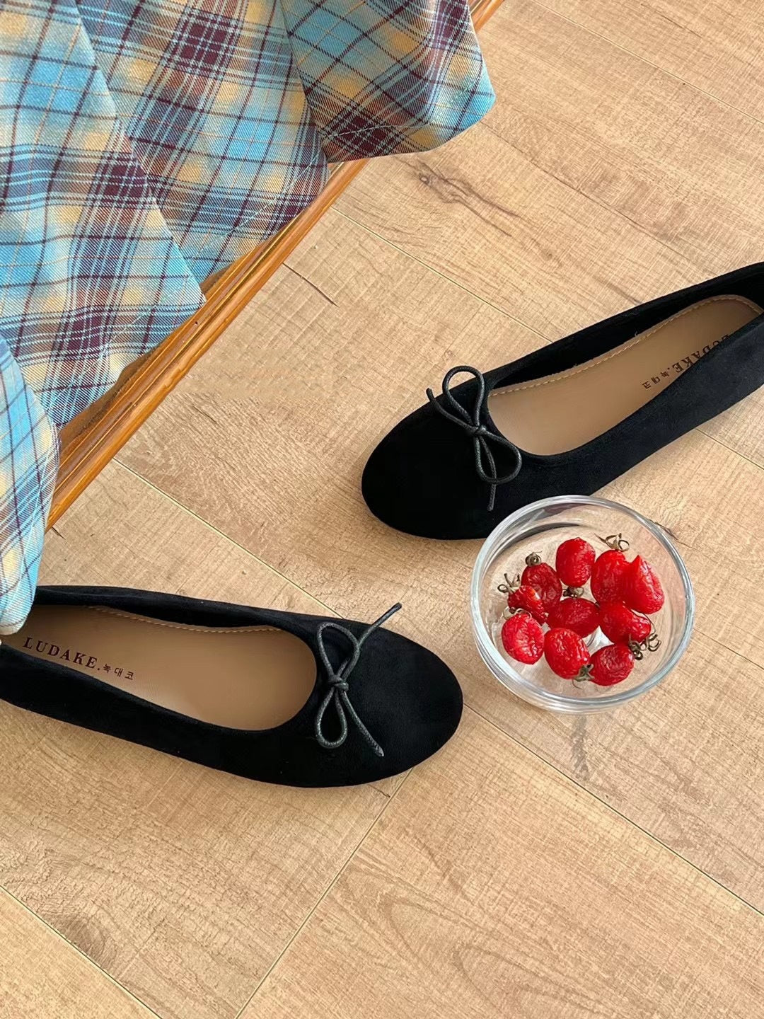 Low-cut Ballet Shoes Bow Flat Shoes - Belvar