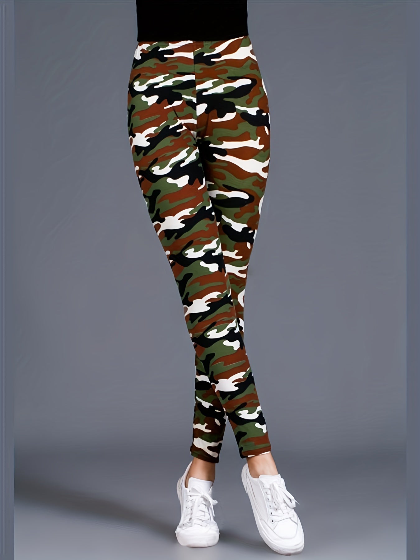 [Floral Leggings] High Waist Floral Printed Women's Leggings | Casual Sweatpants Pants