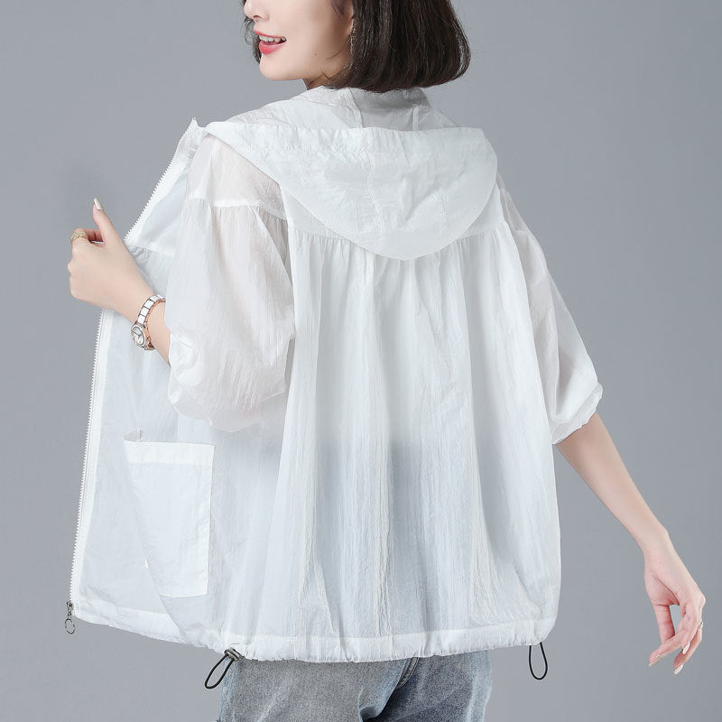 Spring New Loose Blouson Sun Protection Clothing For Women